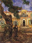 Vincent Van Gogh Tree and Man(in Front of the Asylum of Saint-Paul,St.Remy) France oil painting artist